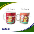 hot water heat sensitive 300ml custom color changing mug